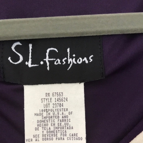 S.L. Fashions short sleeved dress - Picture 6 of 6